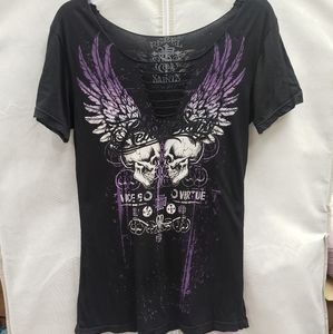 Rebel Saints boat neck tee